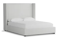 Captiva Elite Ivory 60" Upholstered Shelter Bed