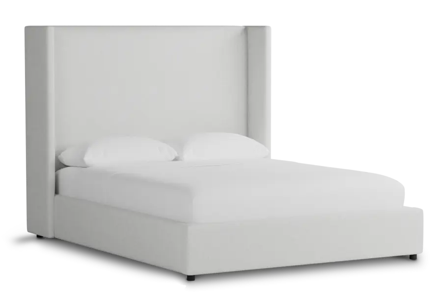 Captiva Elite Ivory 60" Upholstered Shelter Bed Captiva Elite Ivory 60" Upholstered Shelter Bed