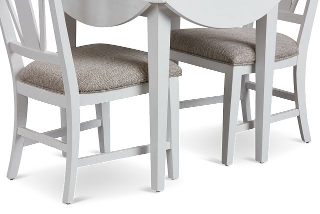 Heron Cove White 38" Table & 2 Chairs