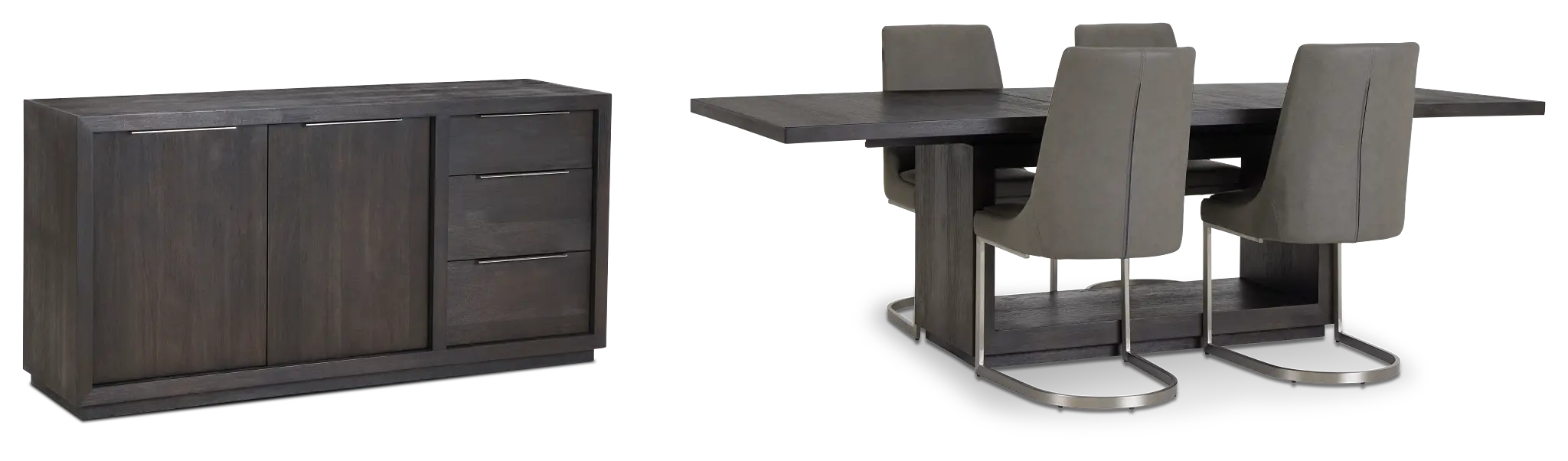 Madden Dark Tone Rect Dining Room Madden Dark Tone Rect Dining Room