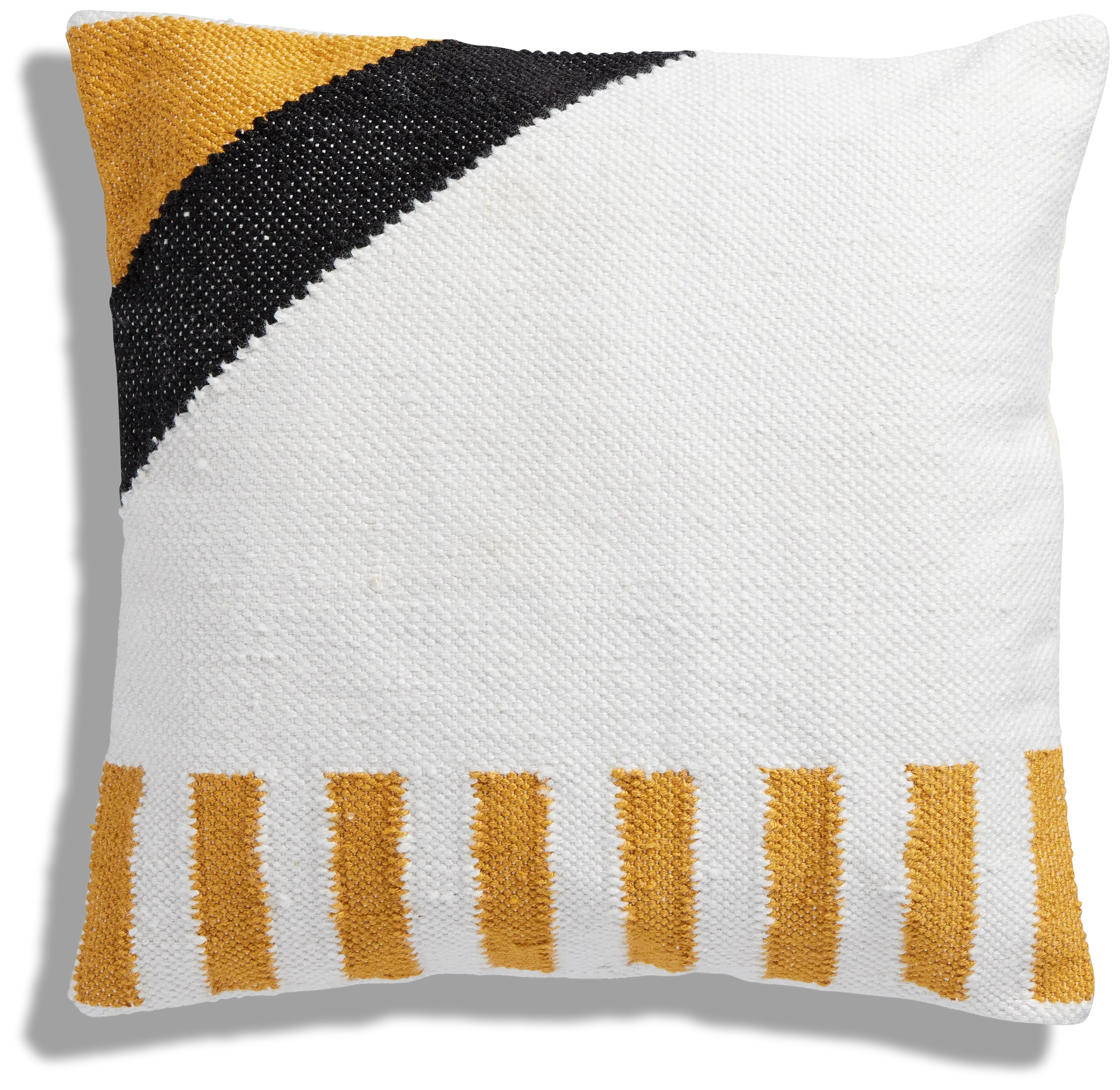 Kash White 20" Accent Pillow