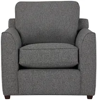 Asheville Gray Fabric Chair