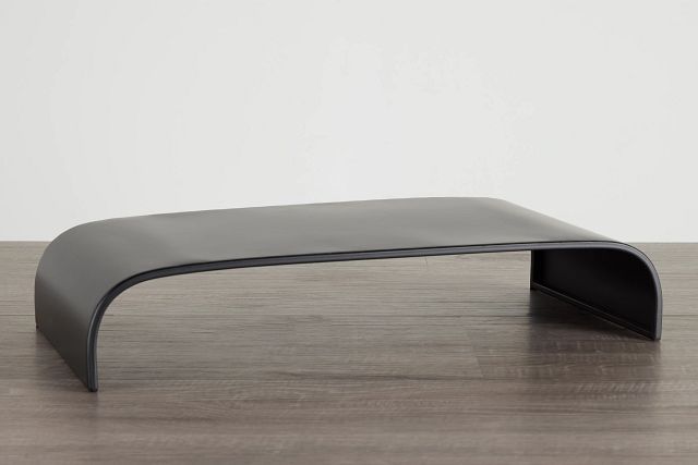 Aries Black Wood Desk Stand