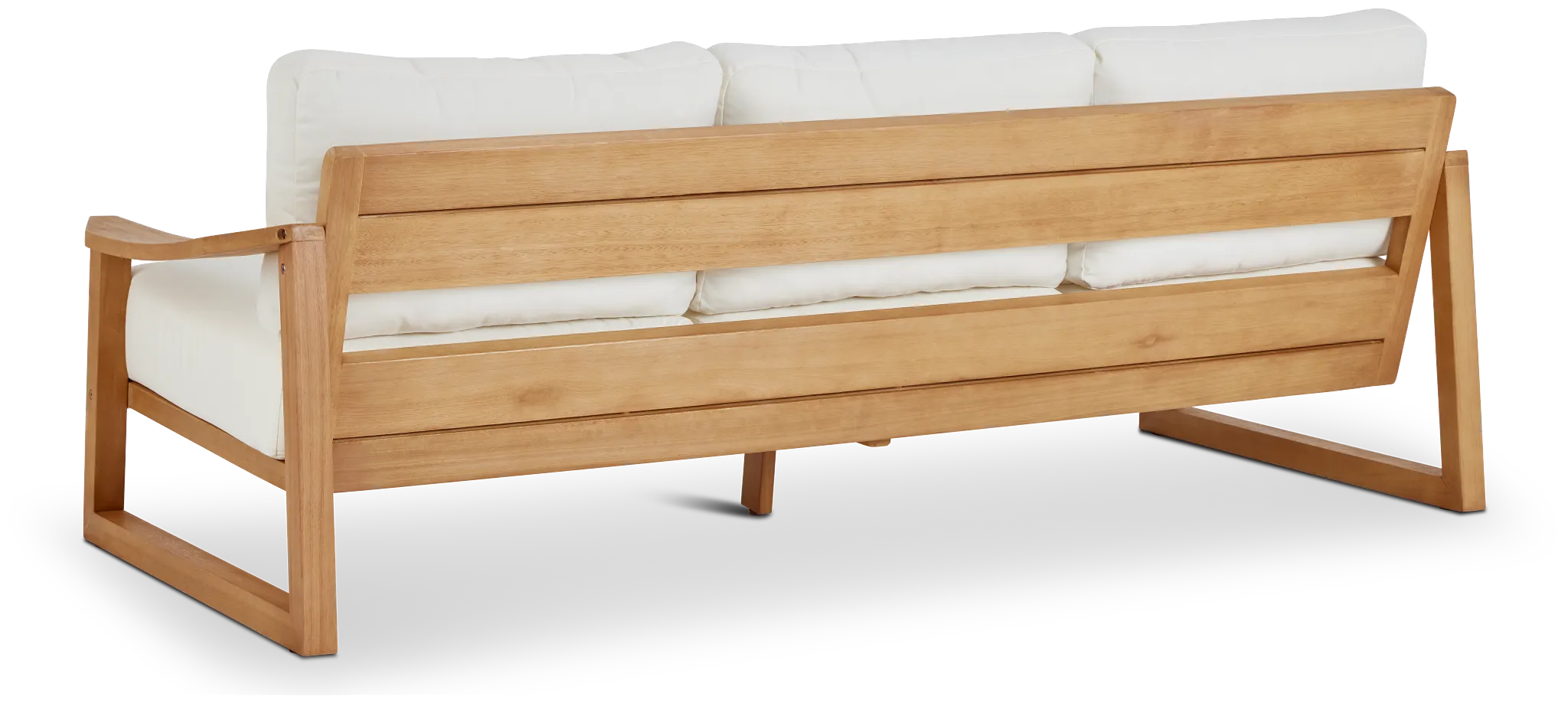 Tobago Light Tone Sofa With White Cushions