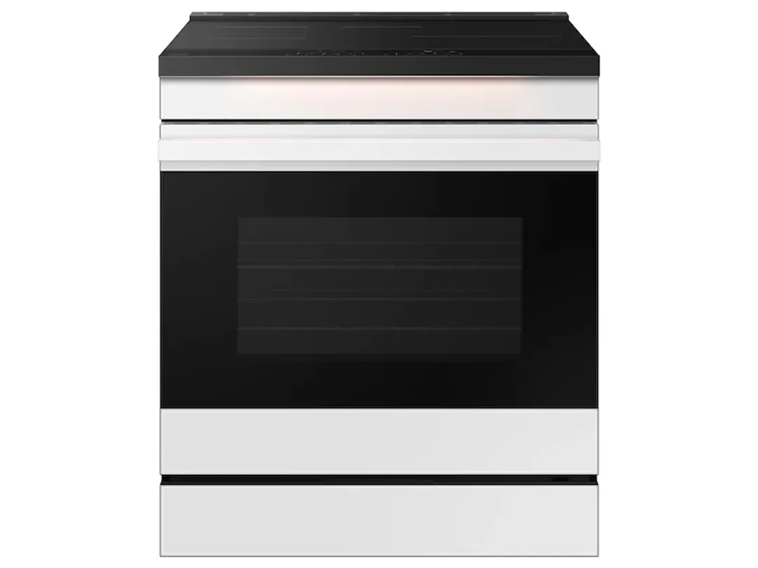 Samsung Bespoke Series White Gas Range