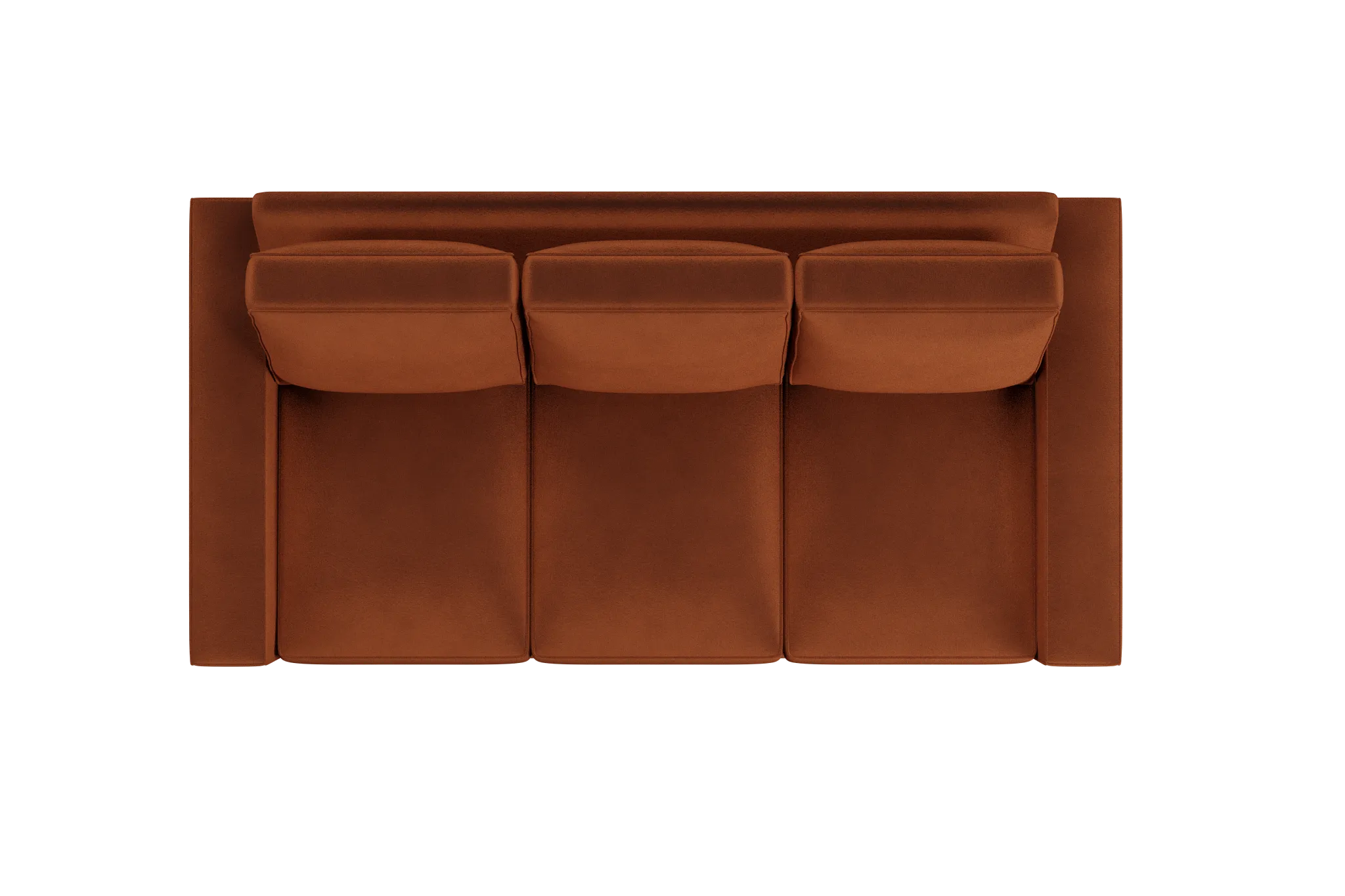 Edgewater Joya Orange 84" Sofa W/ 3 Cushions