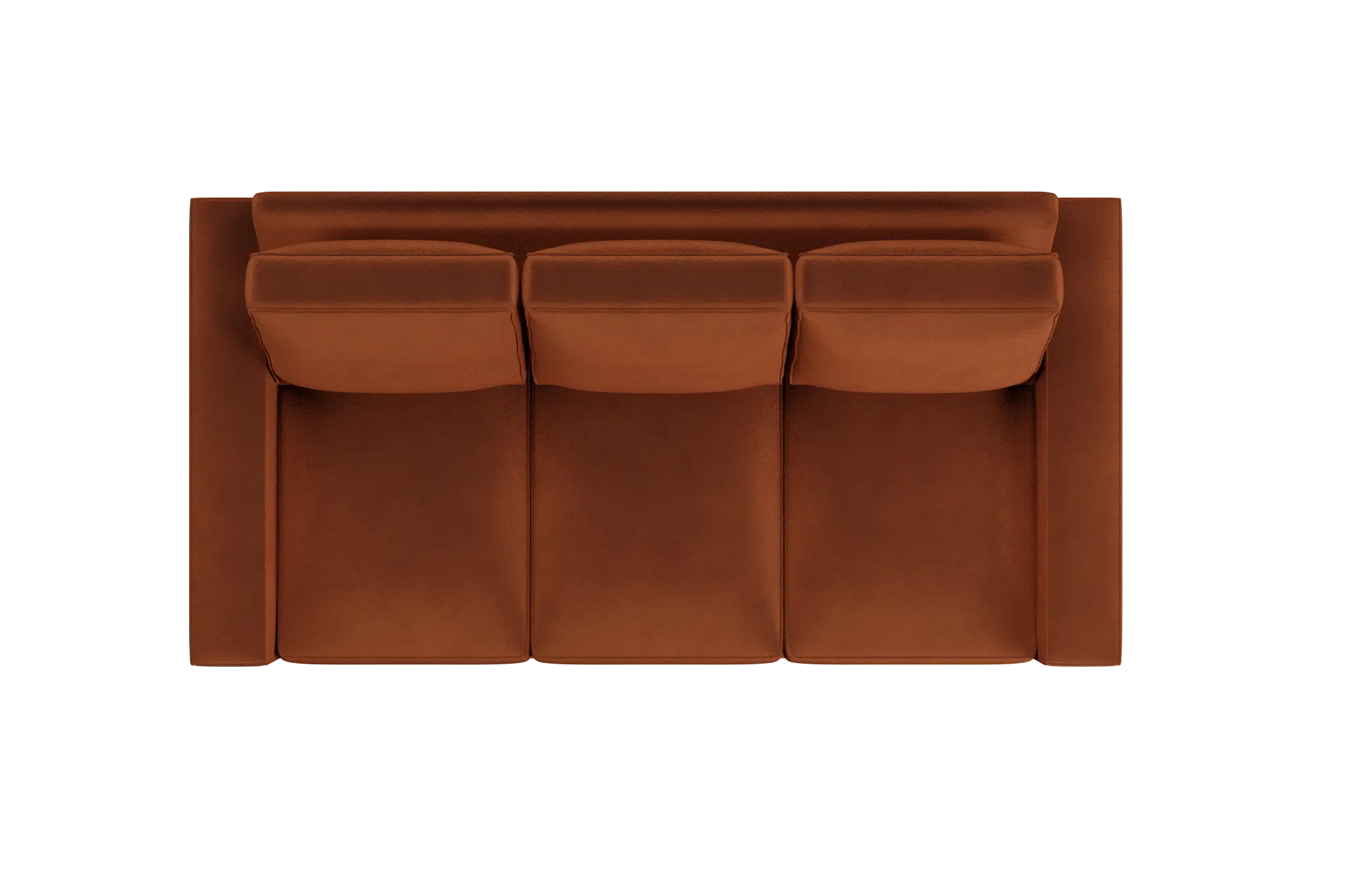 Edgewater Joya Orange 84" Sofa W/ 3 Cushions Edgewater Joya Orange 84" Sofa W/ 3 Cushions