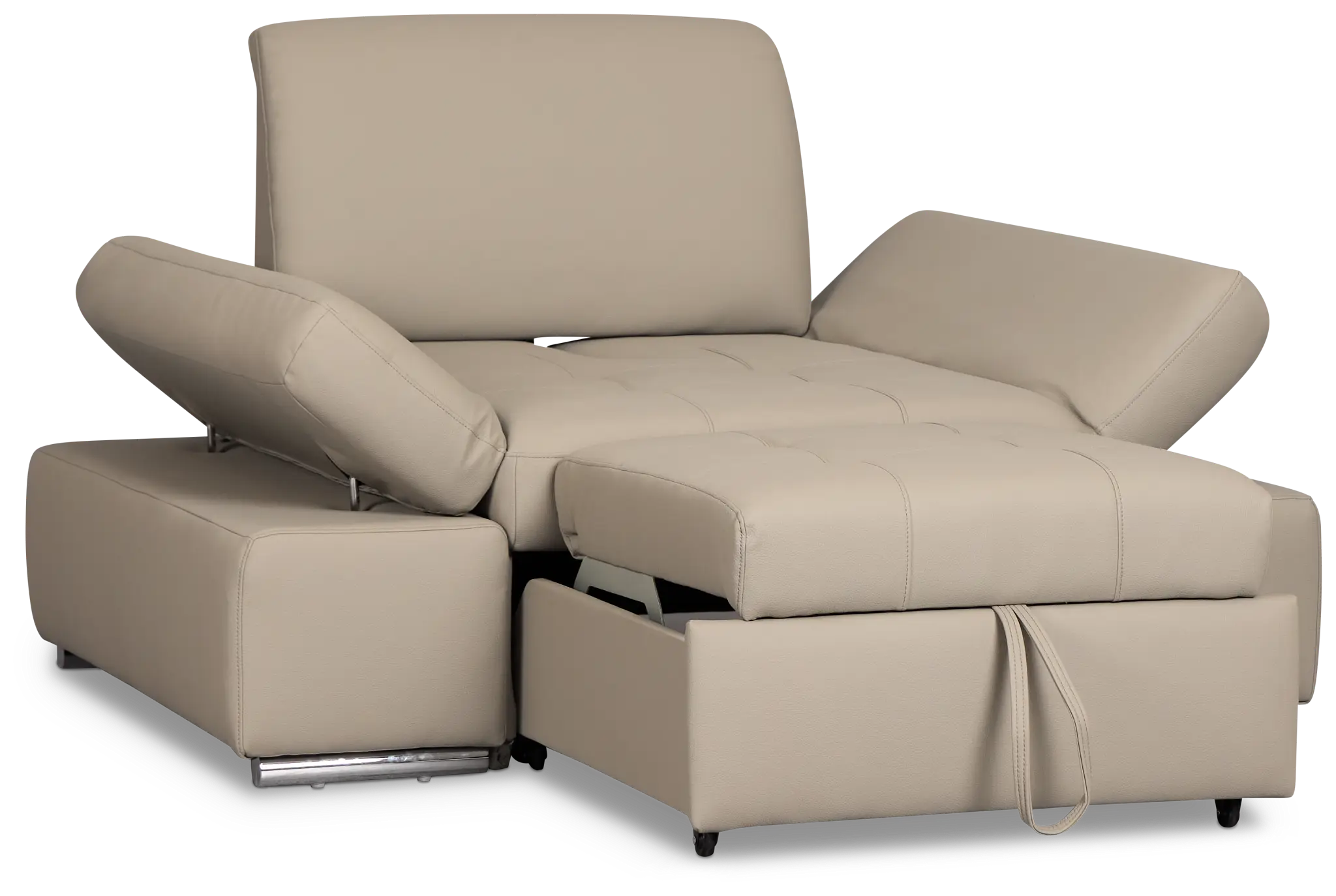 Eden Gray Micro Chair Pull-up Sleeper Eden Gray Micro Chair Pull-up Sleeper