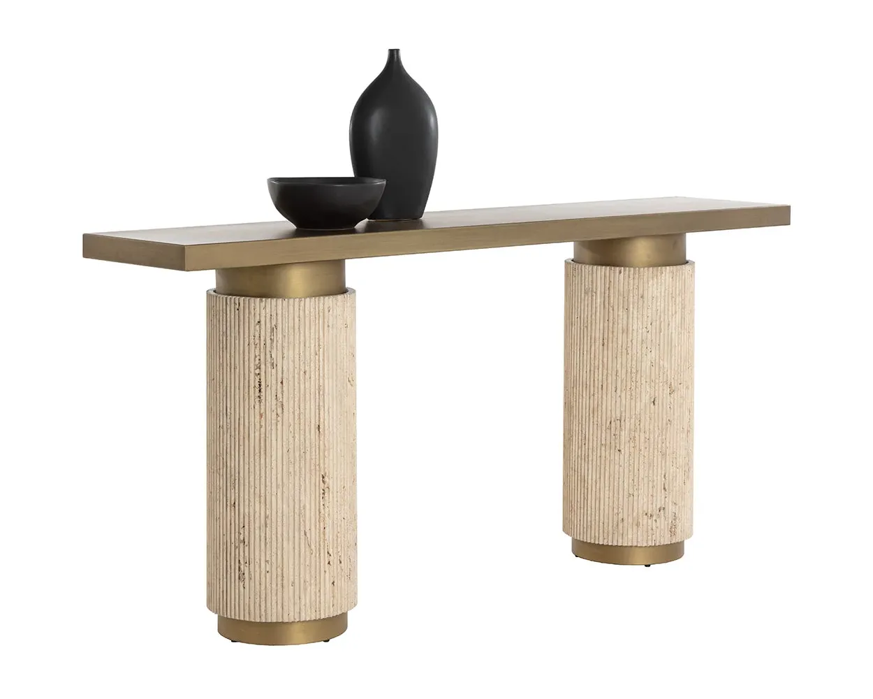 Alpine Gold Console Table