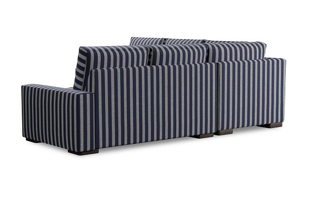 Edgewater Sea Lane Navy Small Two-arm Sectional