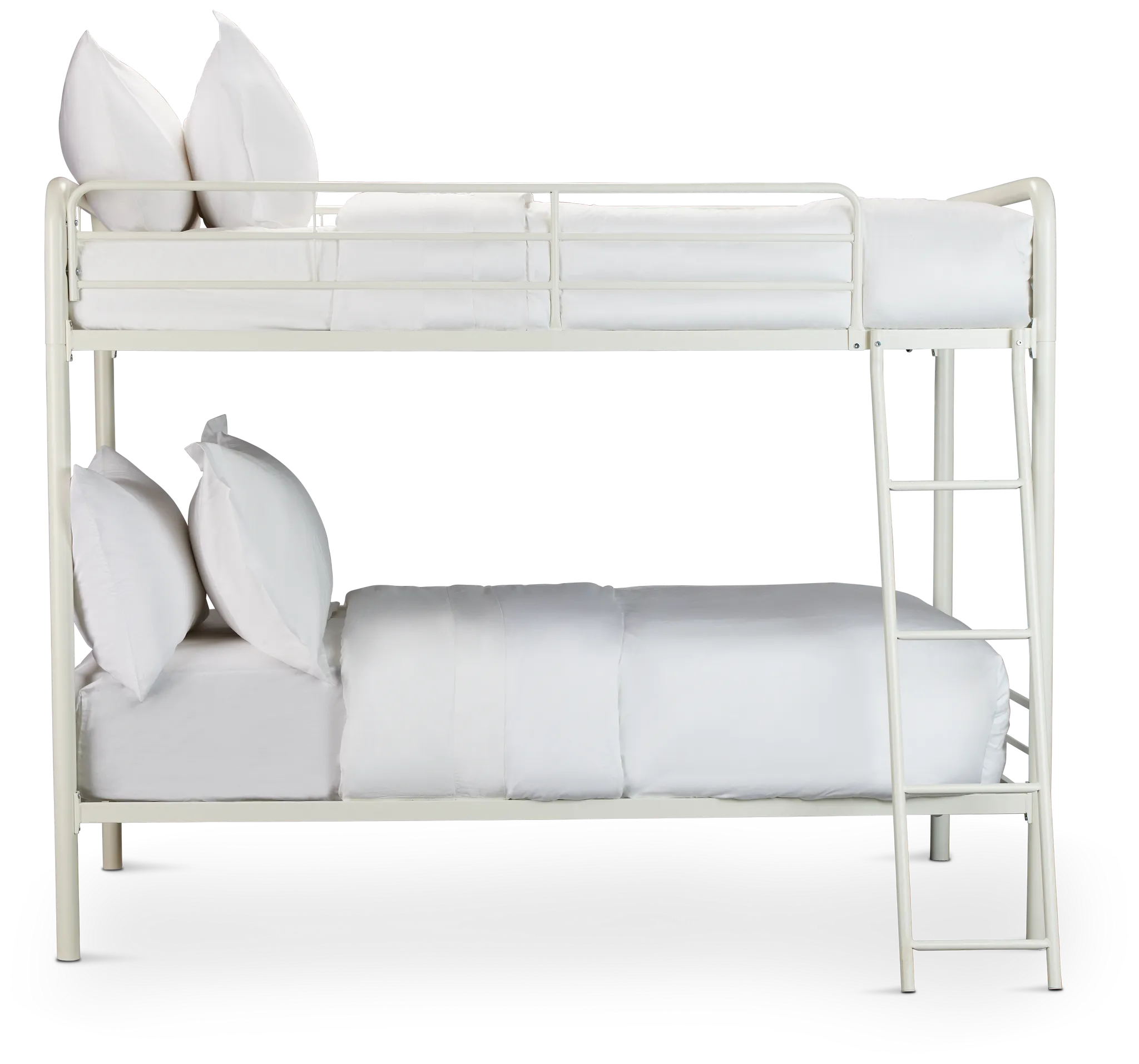 Rory White Metal Bunk Bed