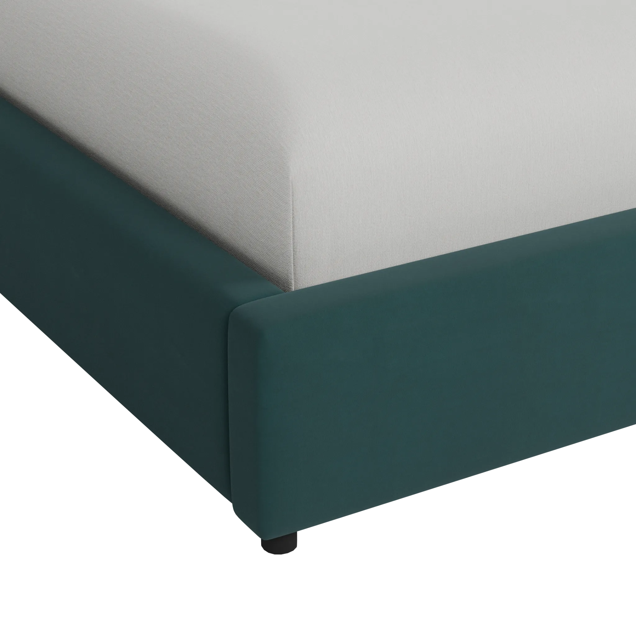 Grayton Joya Green 54" Upholstered Platform Bed