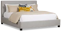 Monica Light Gray Uph Platform Bed