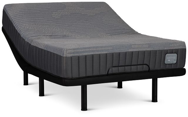 Kevin Charles By Sealy Hybrid Medium Plus Adjustable Mattress Set