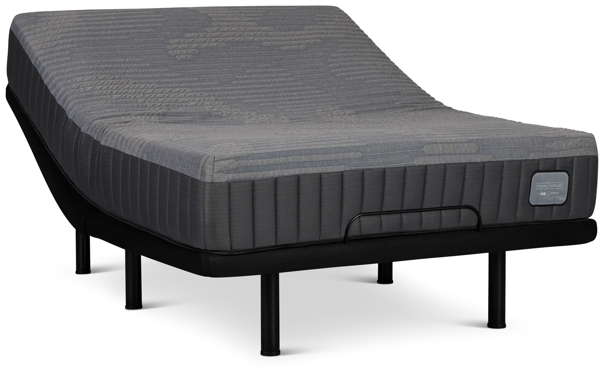 Kevin Charles By Sealy Hybrid Medium Plus Adjustable Mattress Set