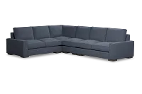 Edgewater Maguire Blue Medium Two-arm Sectional