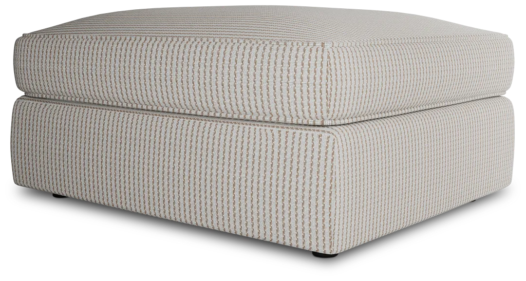 Siesta Lucy Light Beige Fabric Ottoman