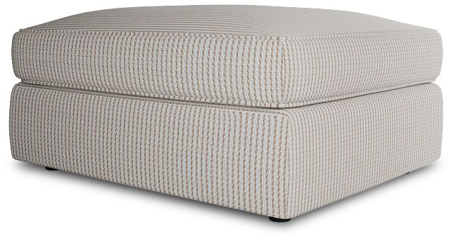 Siesta Lucy Light Beige Fabric Ottoman