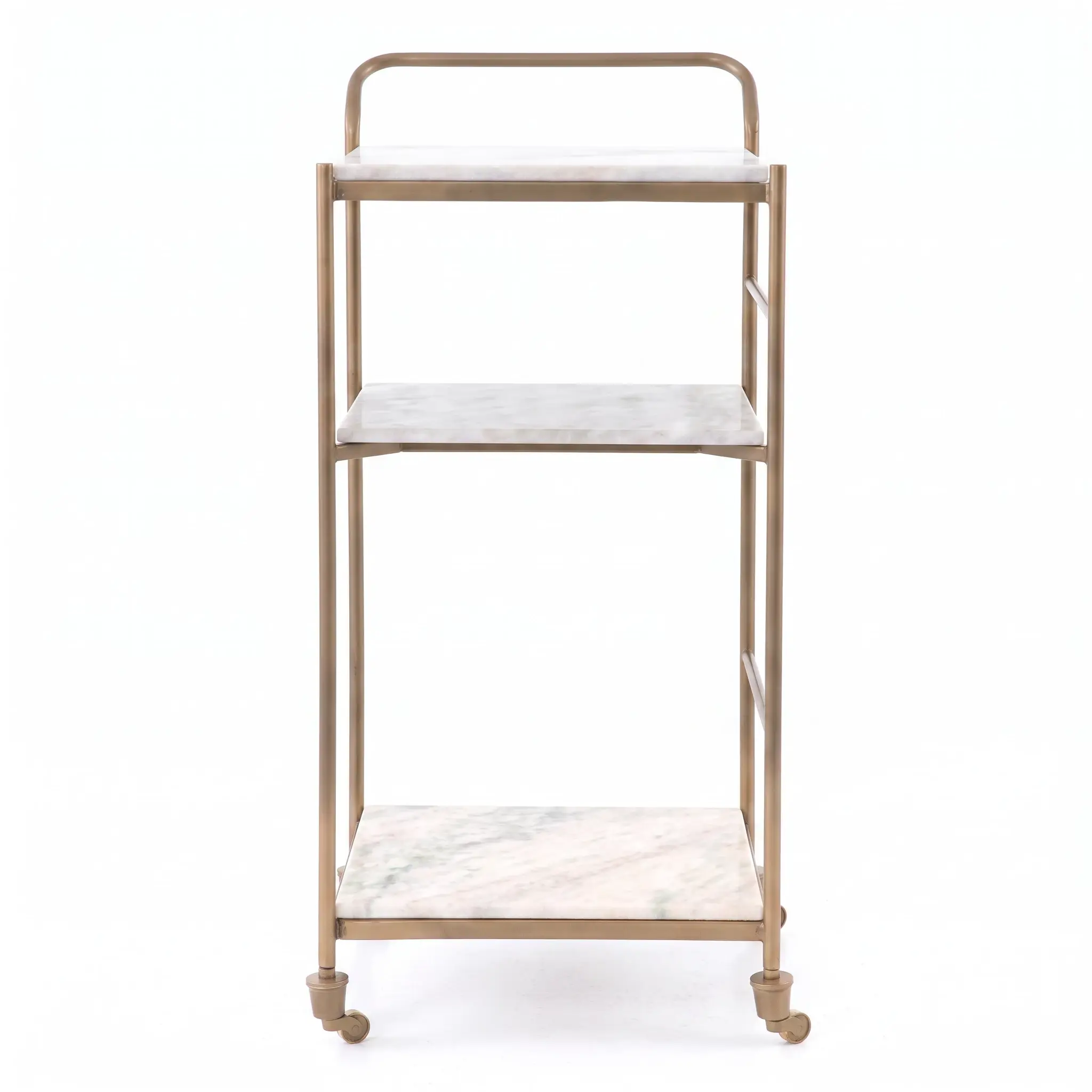 Four Hands Feri White Square Bar Cart Four Hands Feri White Square Bar Cart