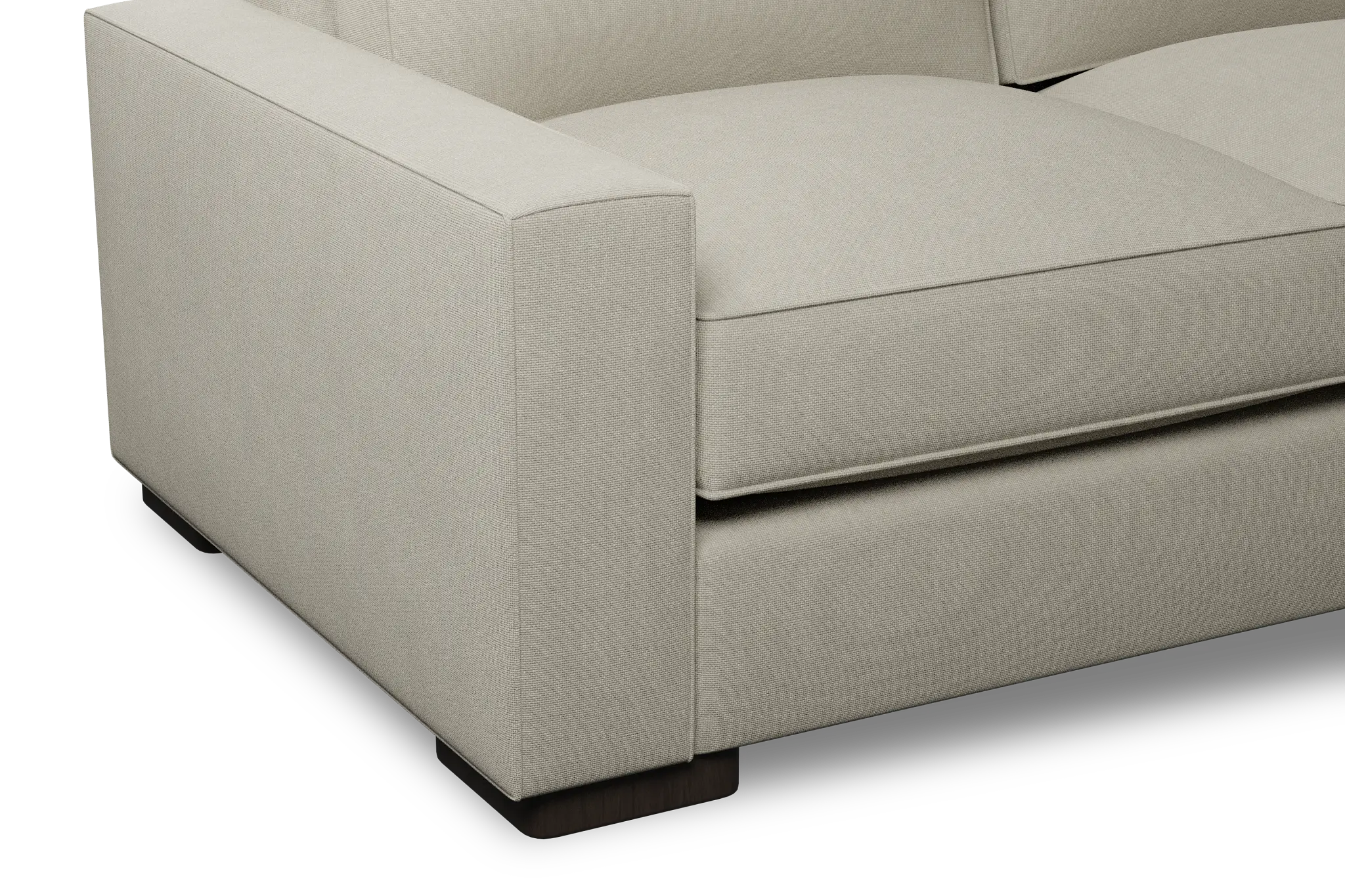 Edgewater Suave Beige Right Chaise Sectional Edgewater Suave Beige Right Chaise Sectional