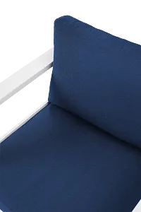 Lisbon Navy Aluminum Chair