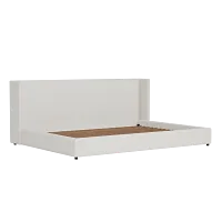 Captiva Elite Ivory 48" Upholstered Shelter Bed