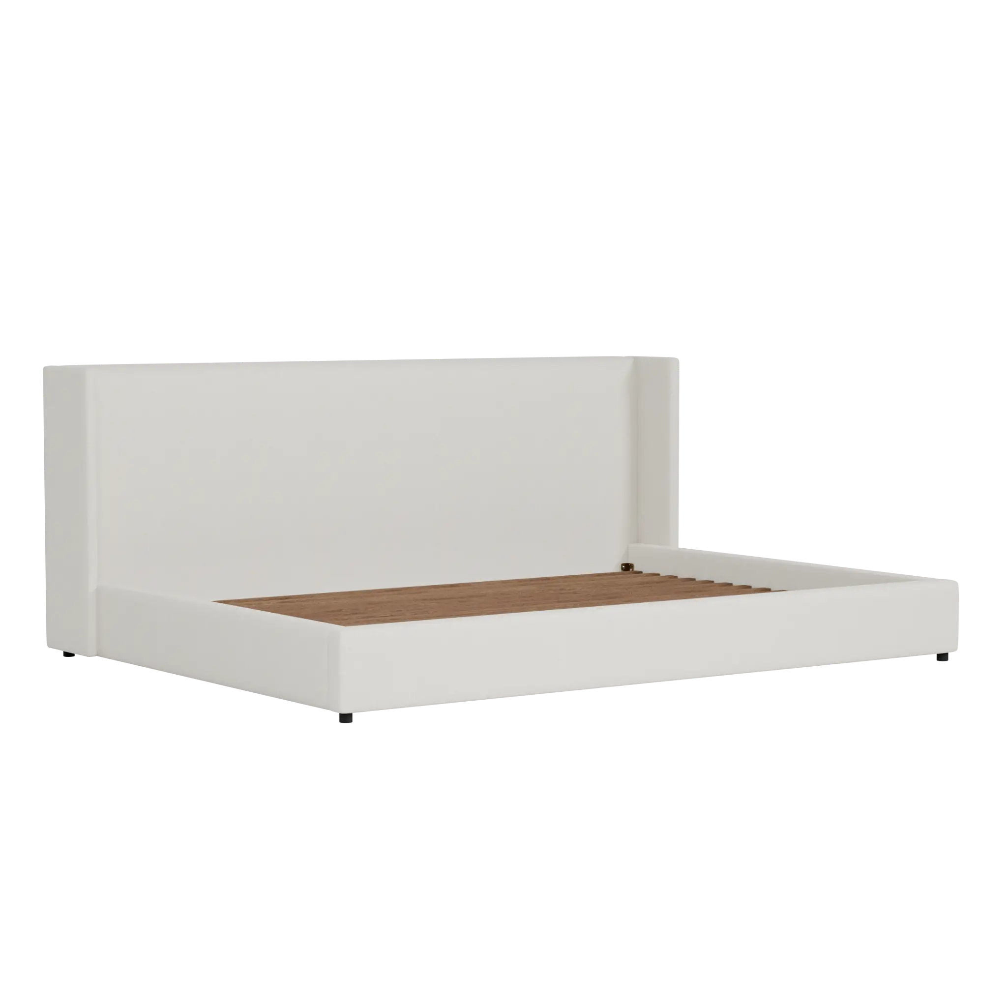 Captiva Elite Ivory 48" Upholstered Shelter Bed Captiva Elite Ivory 48" Upholstered Shelter Bed