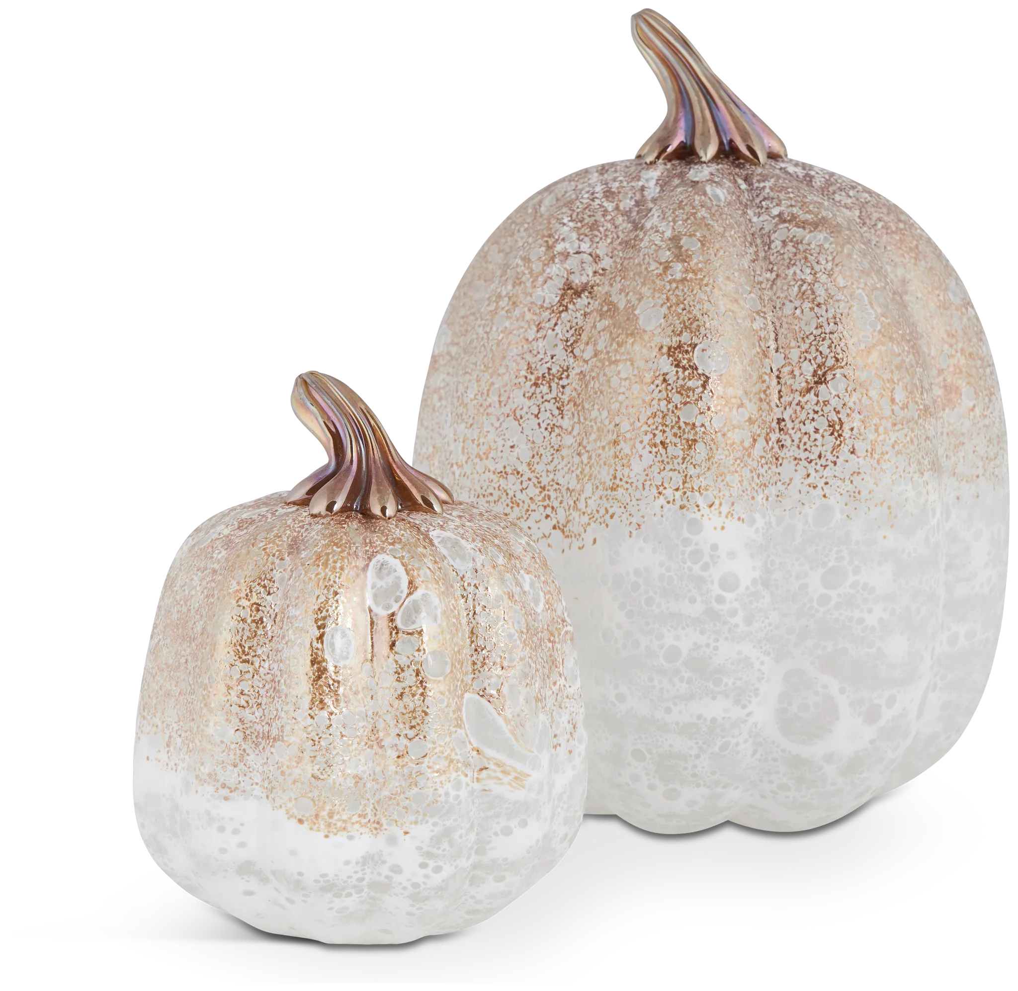 Pumpkin White Medium Vase