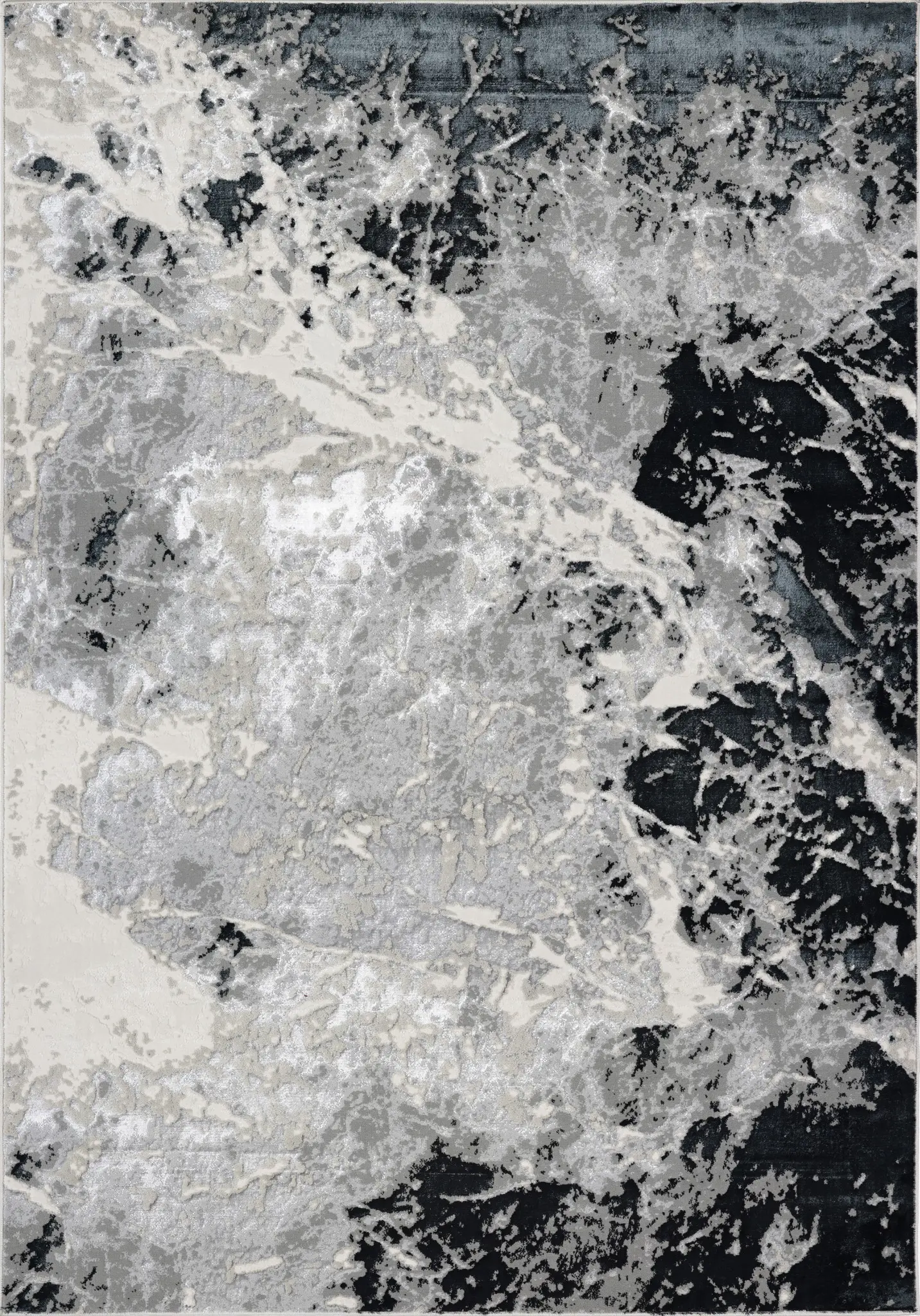 Frenzy Silver 5x8 Area Rug Frenzy Silver 5x8 Area Rug