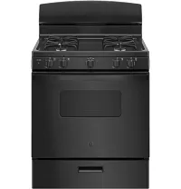 Ge 10 Series Black 30" Gas Range