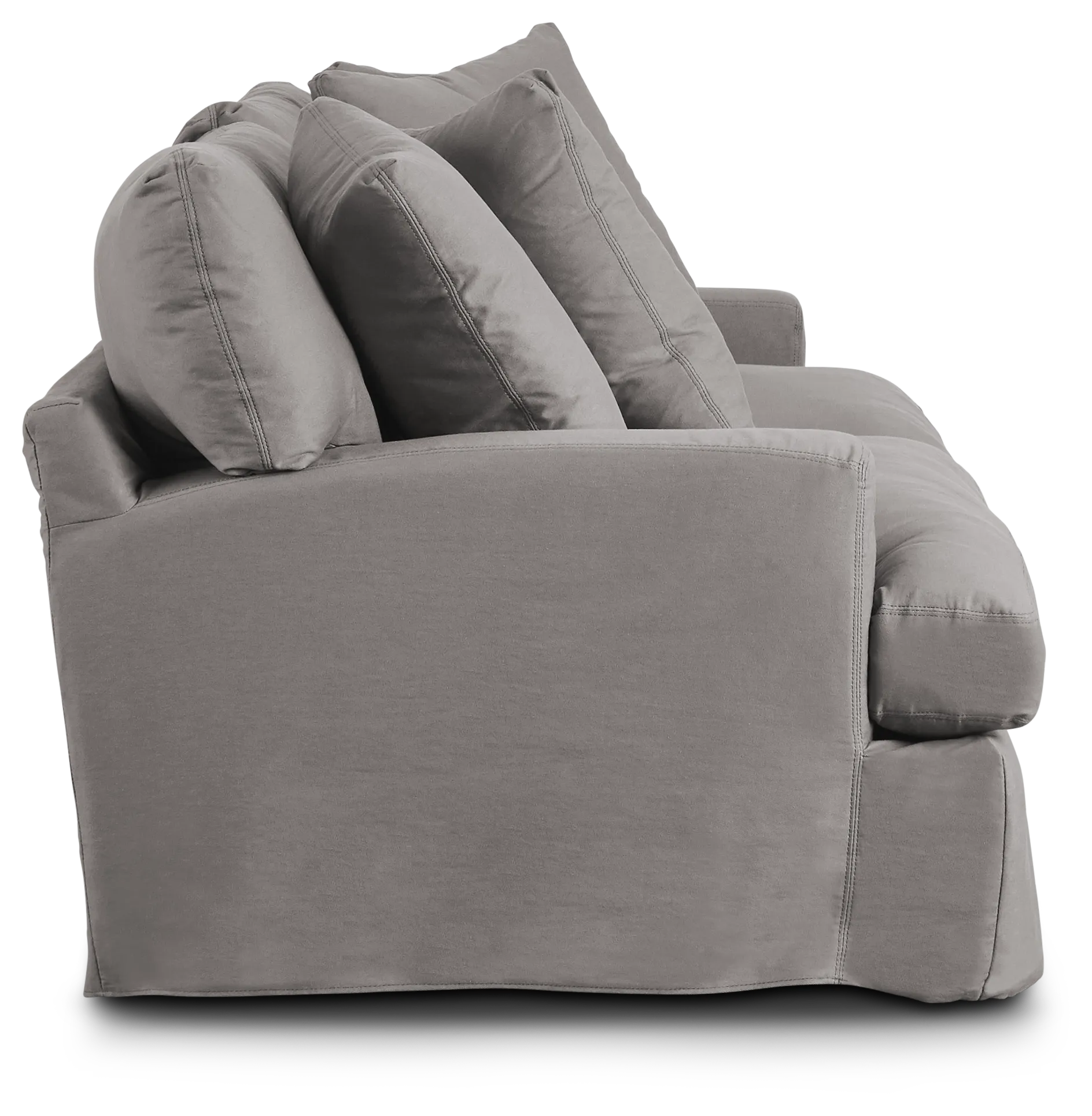 Delilah Gray Fabric Sofa