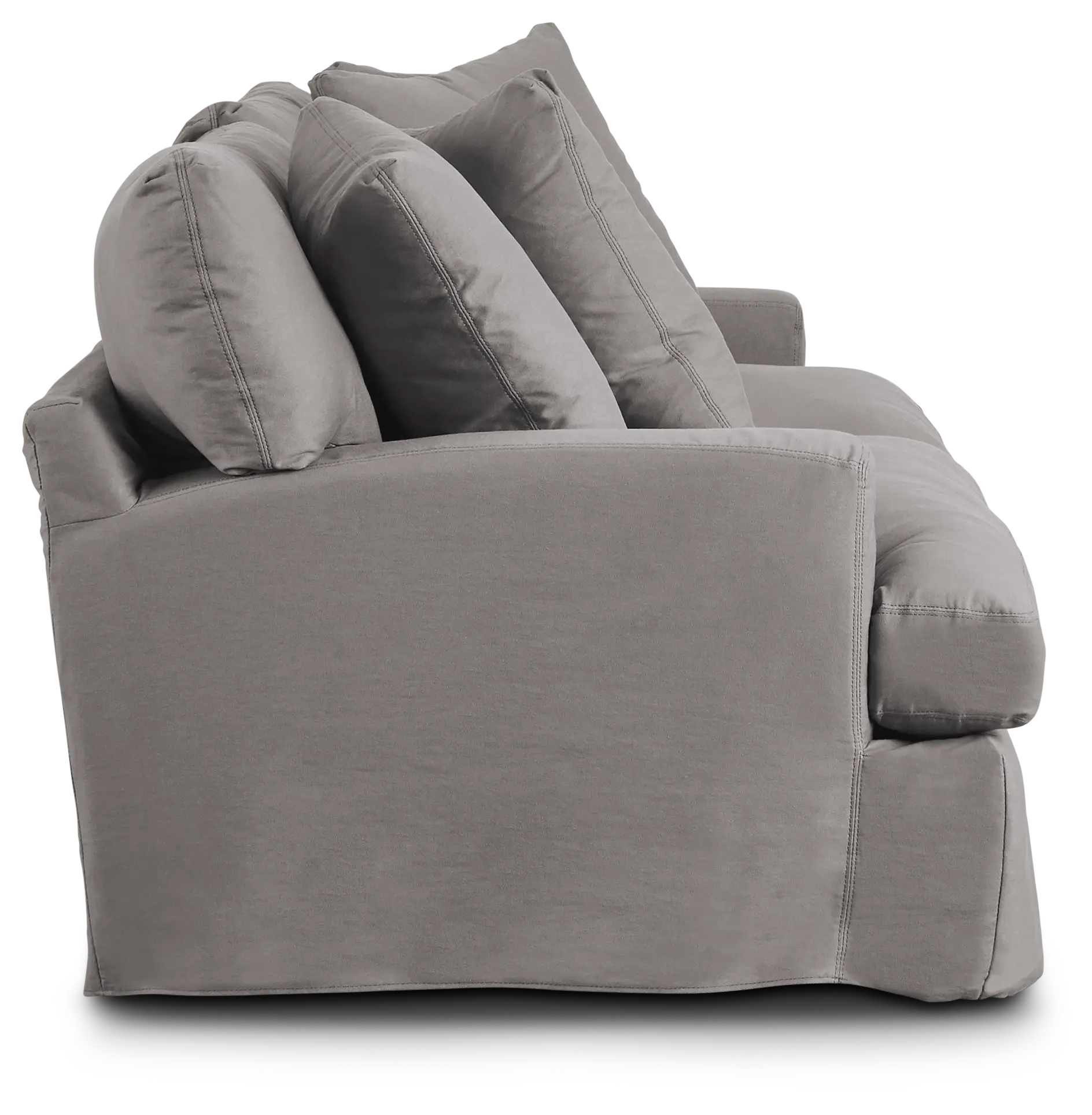 Delilah Gray Fabric Sofa Delilah Gray Fabric Sofa