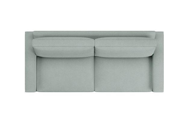 Edgewater Suave Light Green 96" Sofa W/ 2 Cushions