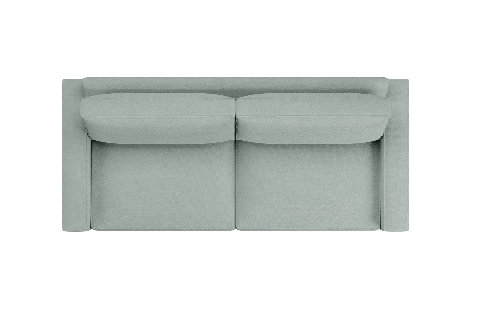 Edgewater Suave Light Green 96" Sofa W/ 2 Cushions