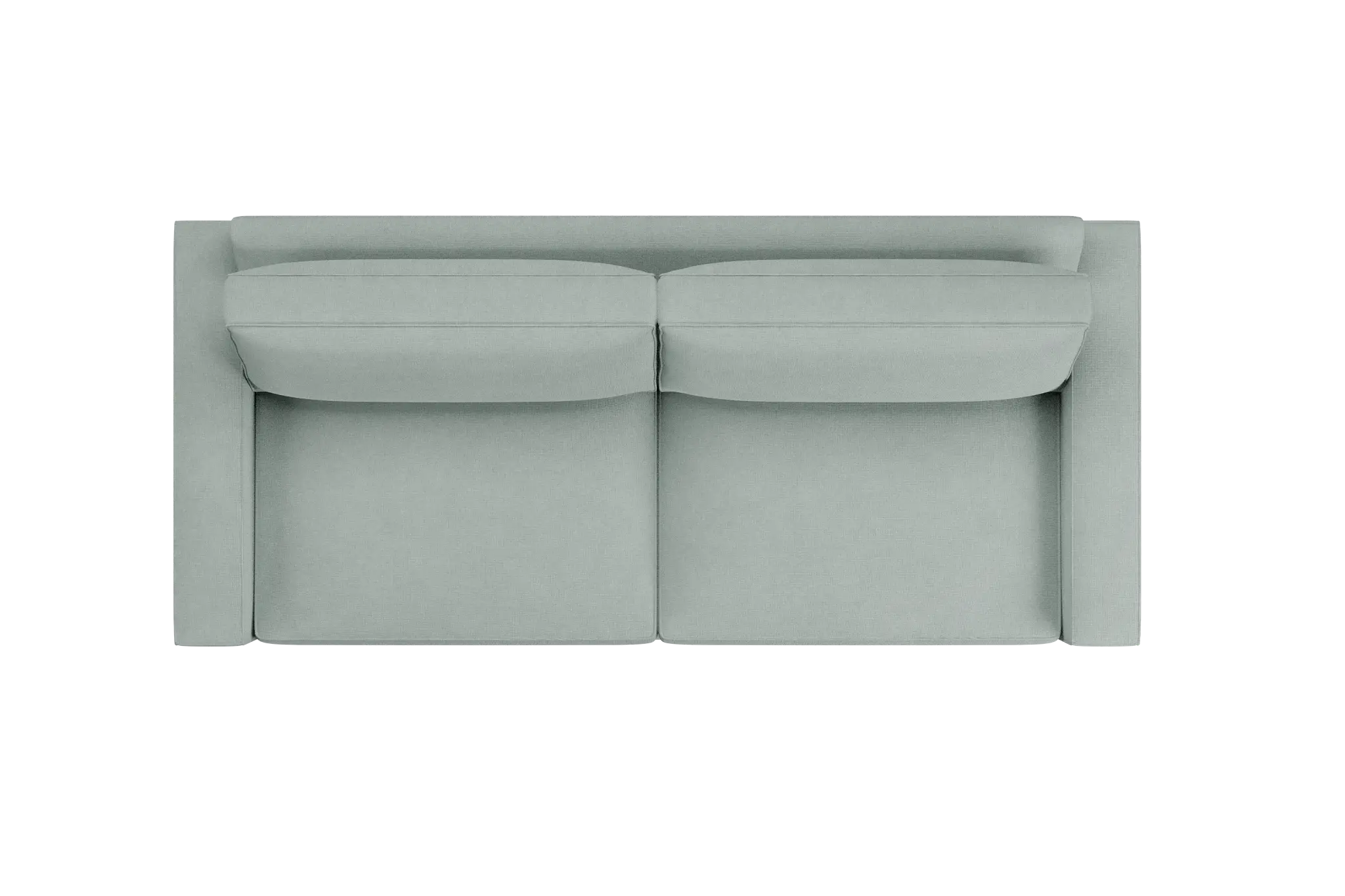 Edgewater Suave Light Green 96" Sofa W/ 2 Cushions Edgewater Suave Light Green 96" Sofa W/ 2 Cushions