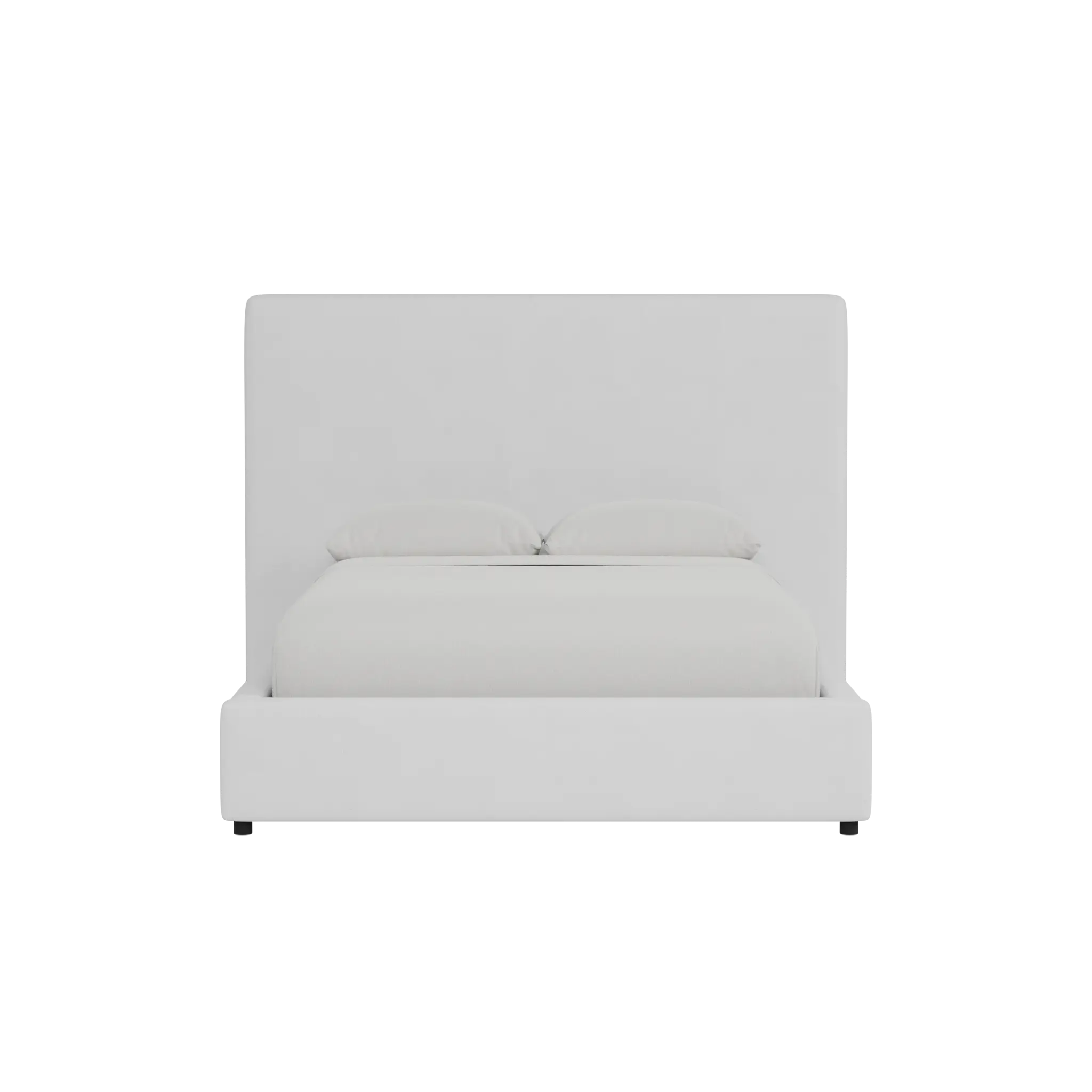 Grayton Suave White 54" Upholstered Platform Bed Grayton Suave White 54" Upholstered Platform Bed