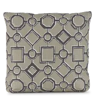 Brazil Light Beige 18" Indoor/outdoor Square Accent Pillow