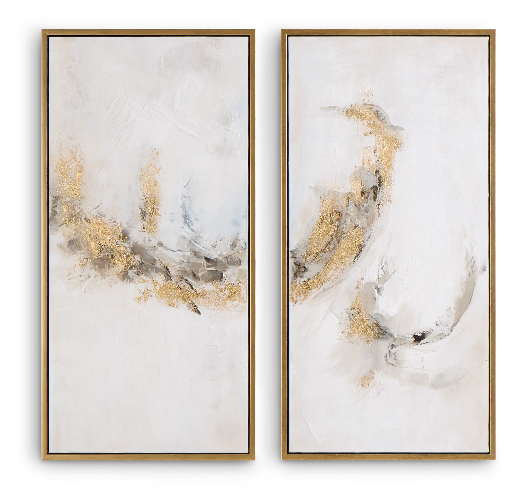 Archie Ivory Canvas Wall Art