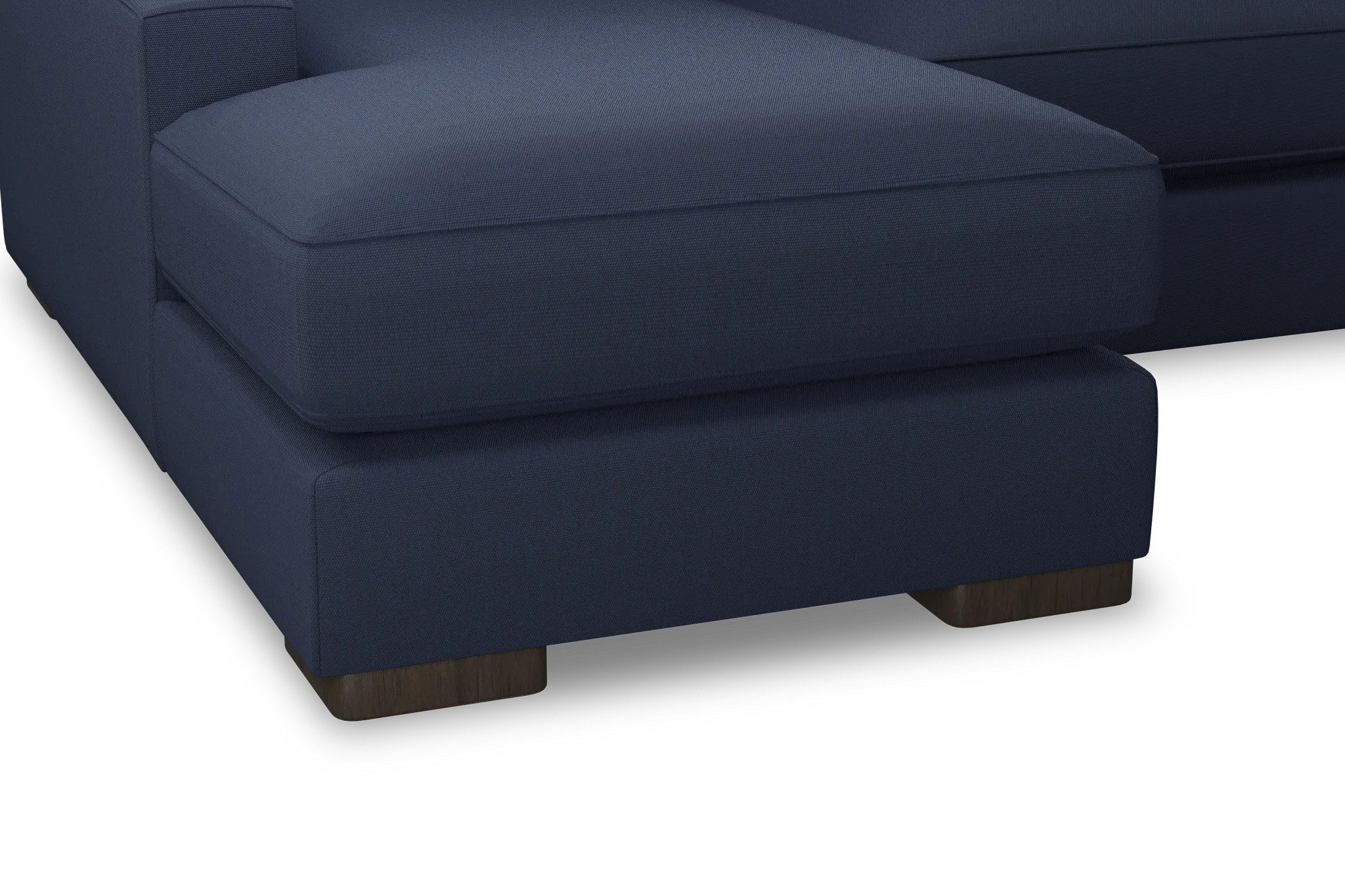 Edgewater Peyton Dark Blue Medium Left Chaise Sectional