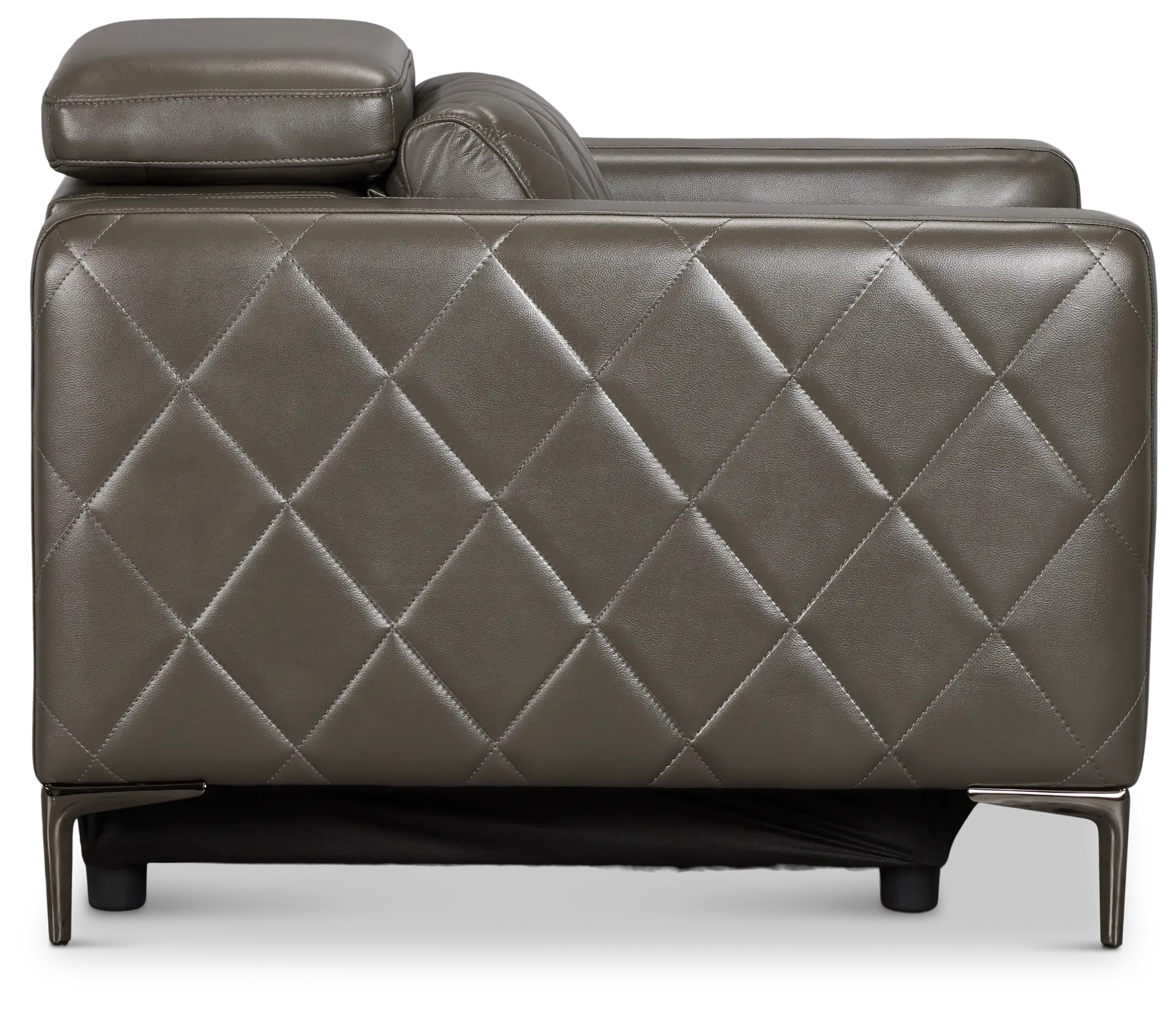 Ava Dark Gray Micro Power Recliner Ava Dark Gray Micro Power Recliner