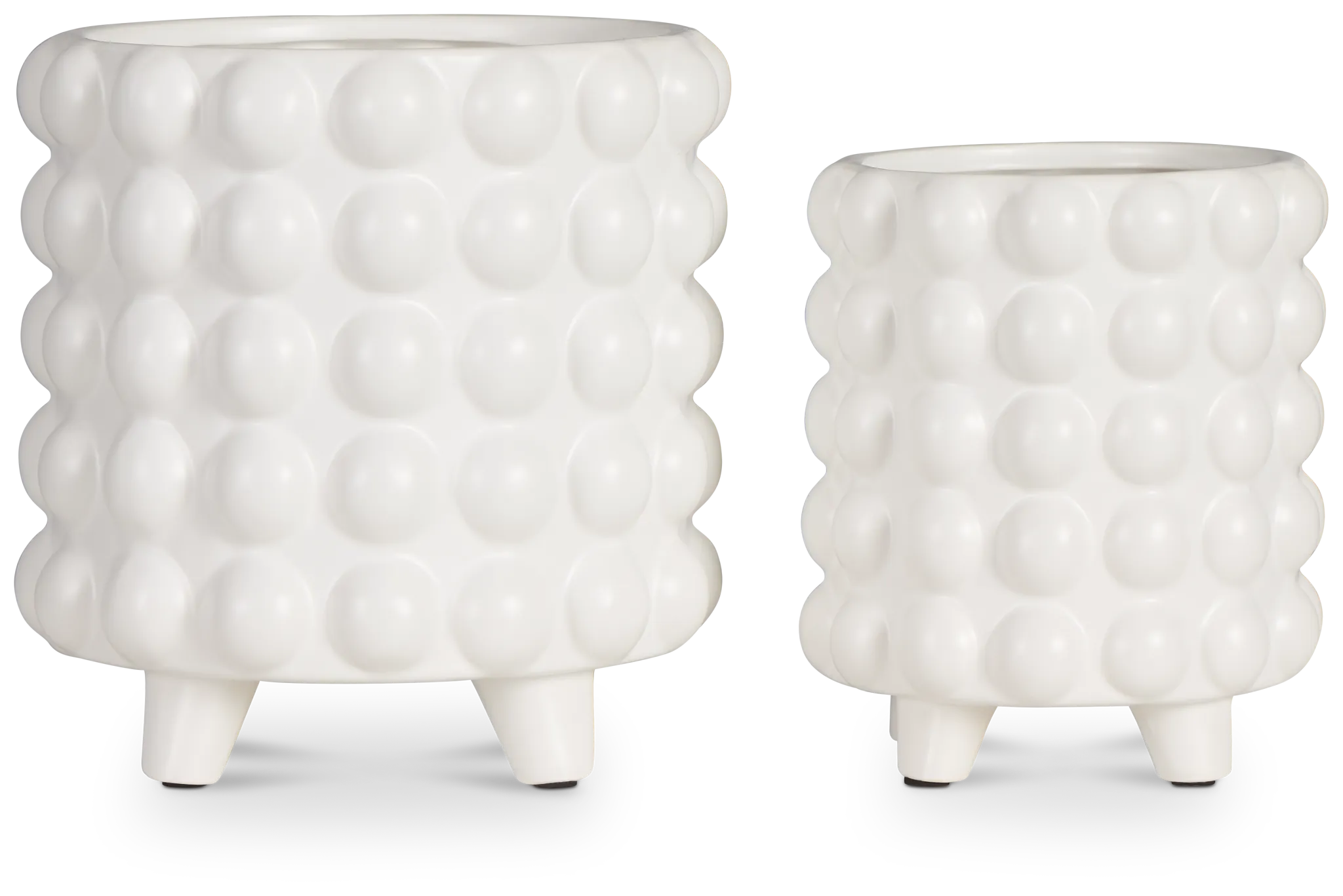 Cappi White Set Of 2 Planter