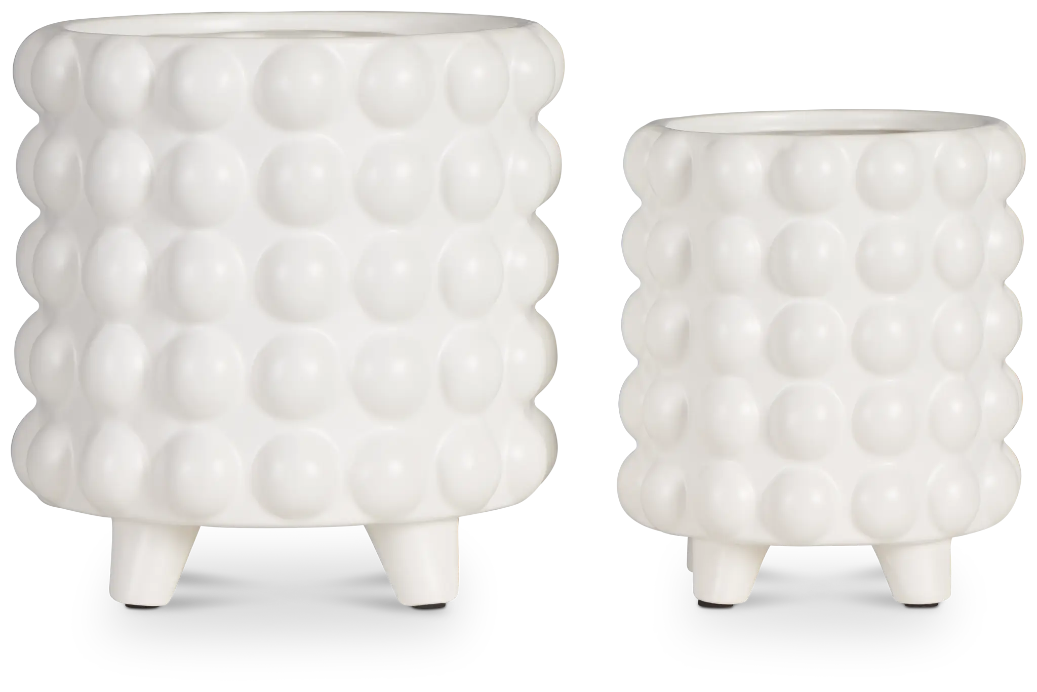 Cappi White Set Of 2 Planter Cappi White Set Of 2 Planter
