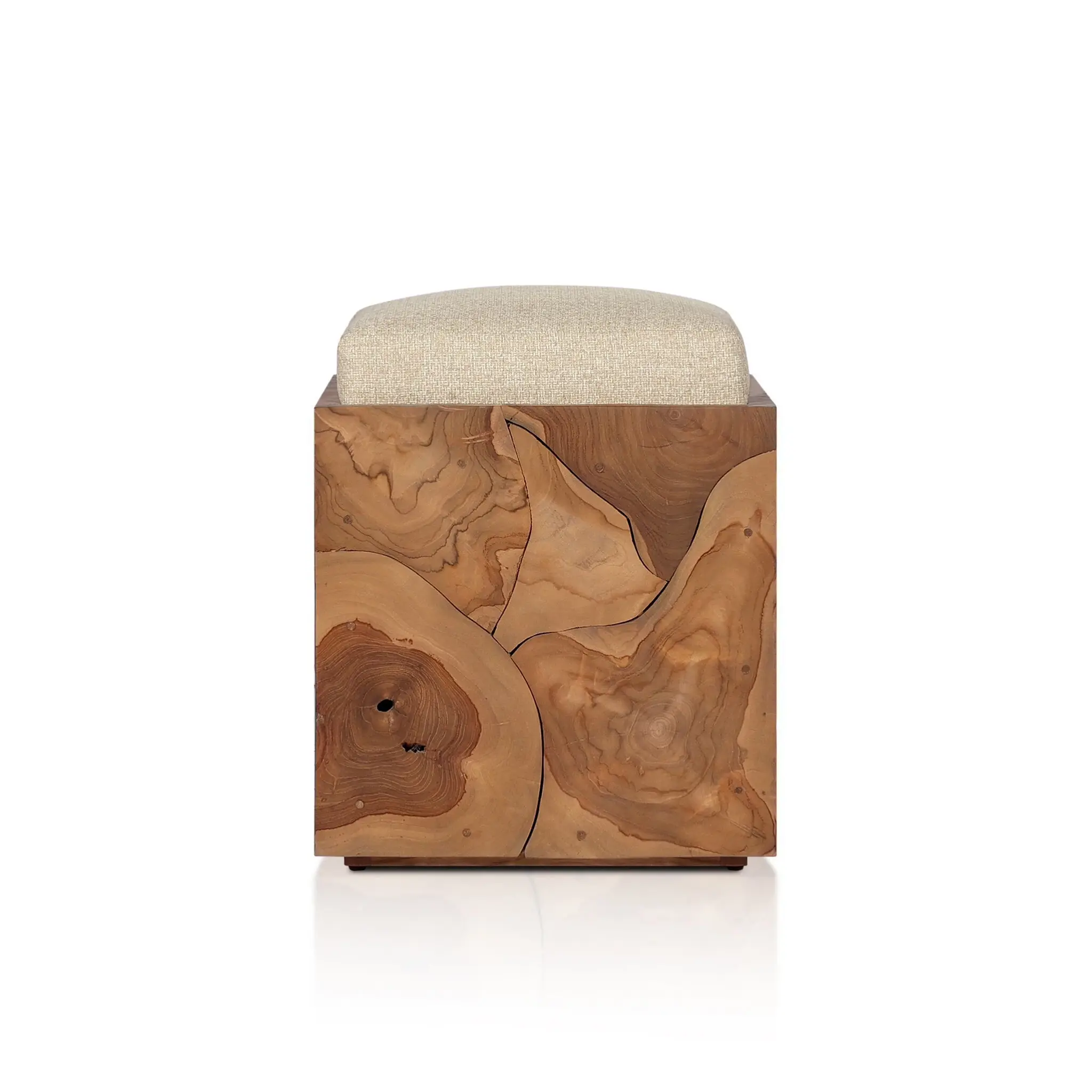 Four Hands Toman Mid Tone Uph Stool Four Hands Toman Mid Tone Uph Stool