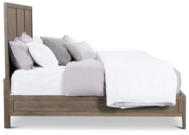 Alden Gray Wood Platform Bed