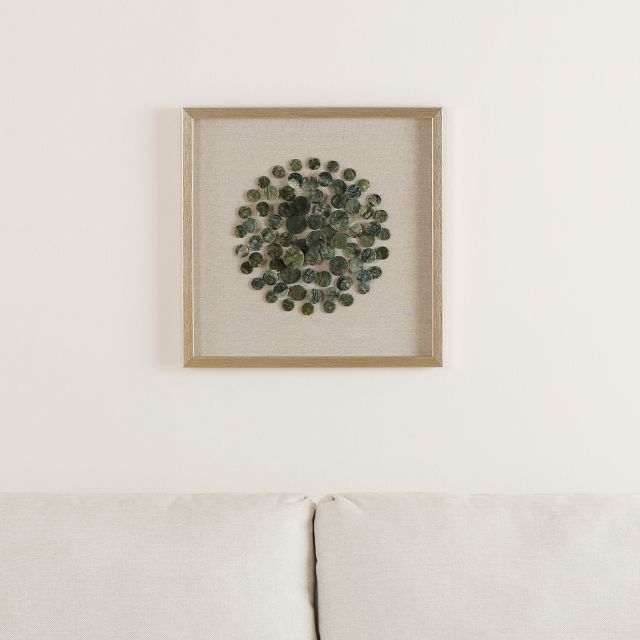 Ghayth Green Canvas Wall Art