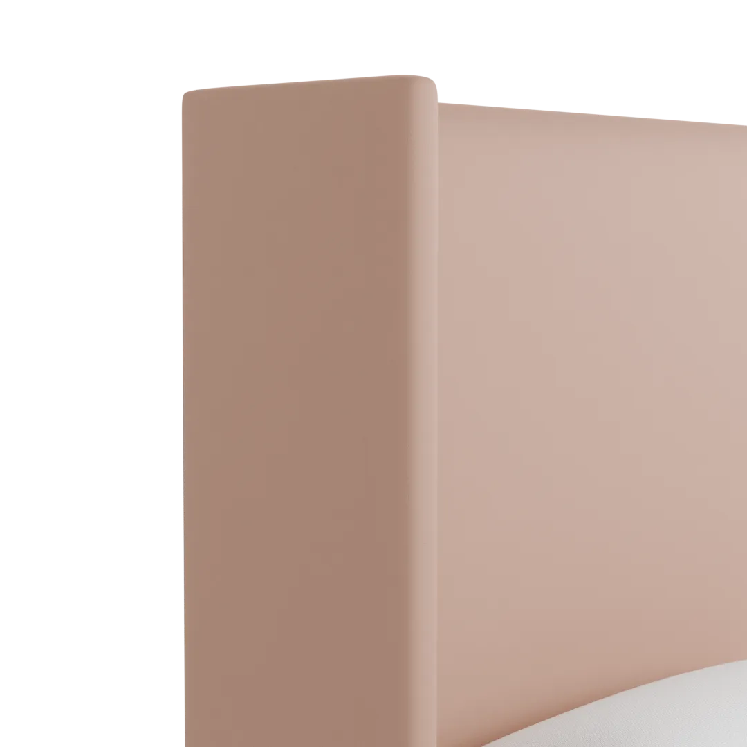 Captiva Joya Light Pink 60" Upholstered Shelter Bed