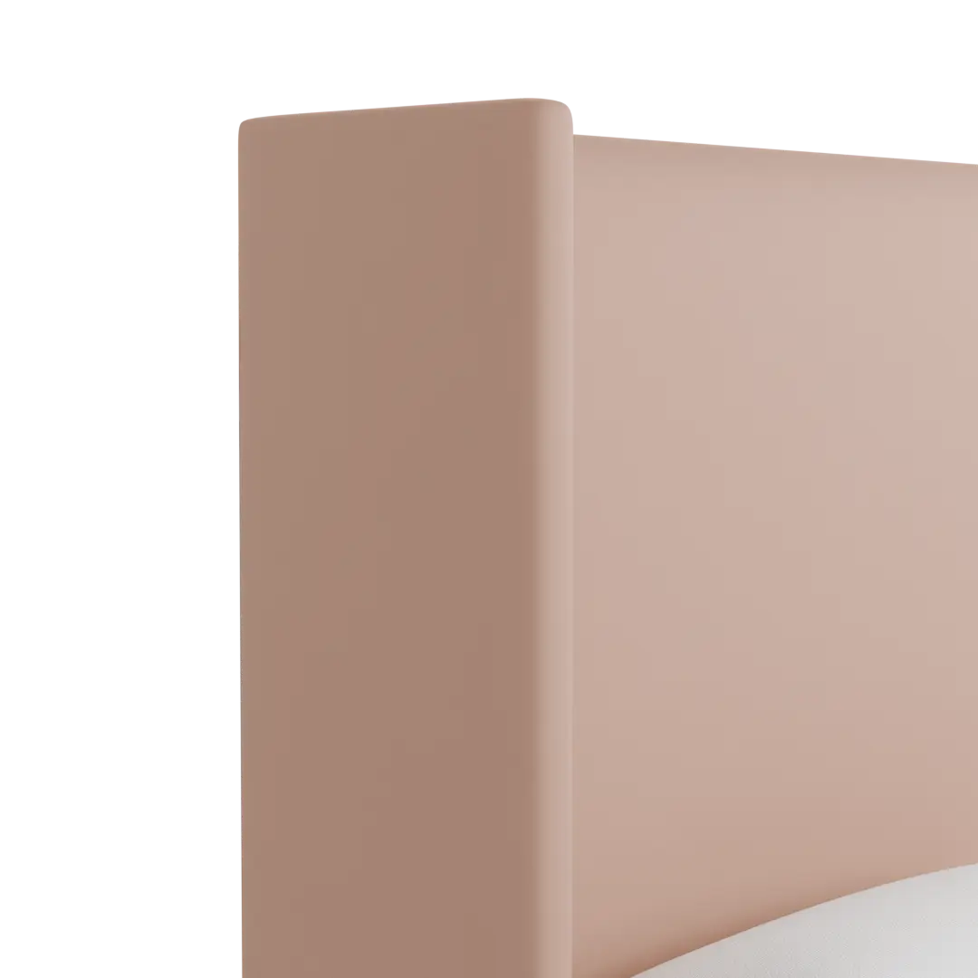 Captiva Joya Light Pink 60" Upholstered Shelter Bed Captiva Joya Light Pink 60" Upholstered Shelter Bed