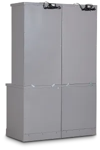 Newport Gray Drawer Bookcase