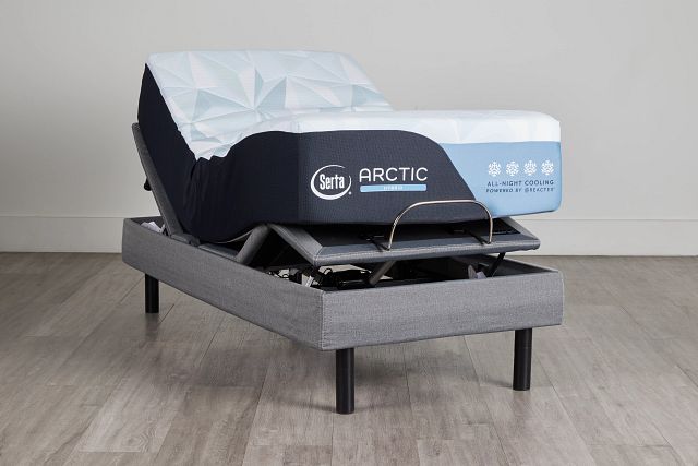 Serta Arctic Medium Hybrid Adjustable Mattress Set