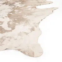 Hide Brown 5x7 Area Rug